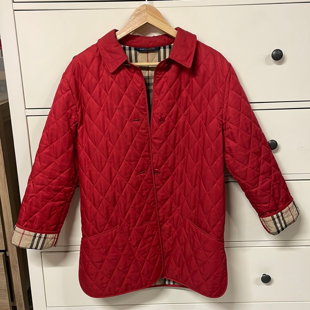 Burberry quilted jacket